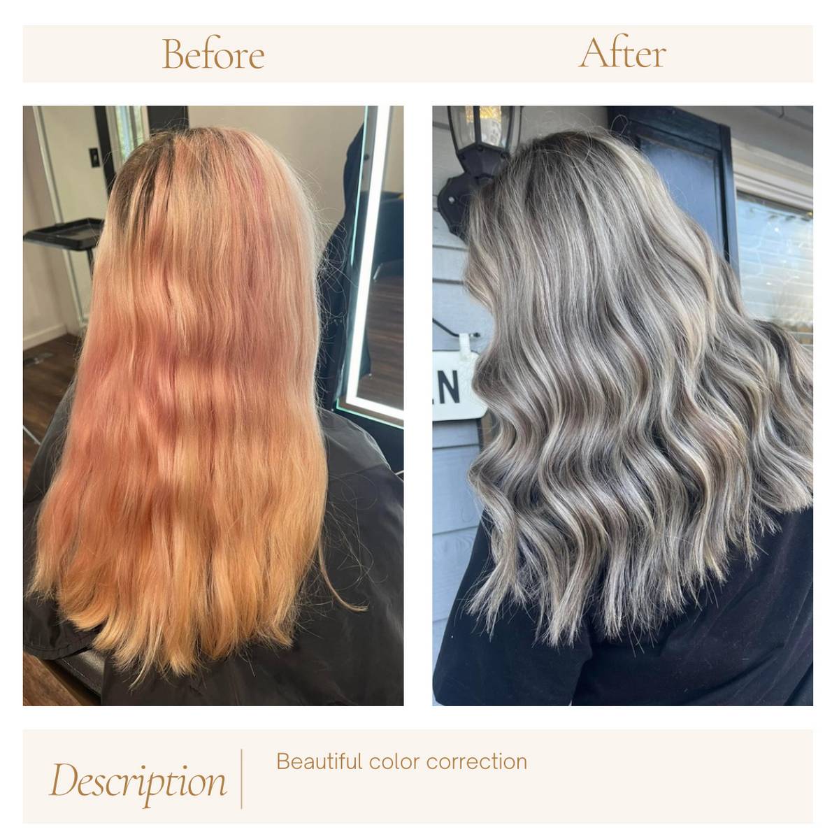 Color Correction Hair by Kylee at Golden Glow Salon in Calera Shelby County AL